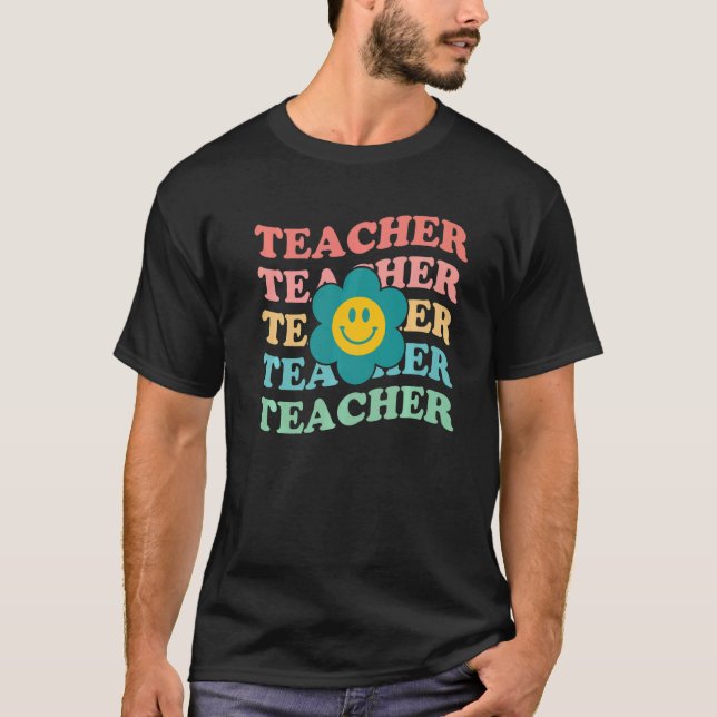 T-shirt École Élémentaire Rétro Enseignants Inspiration Co (Devant)