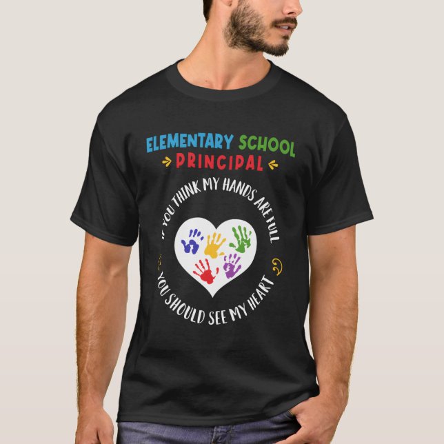 T-shirt École Életaire Enseignant principal Appréciation E (Devant)