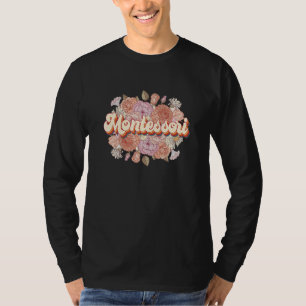 T-shirt École florale Montessori École Montessori Thé Mont