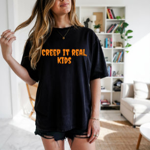 T-shirt École halloween humour professeur typographie oran