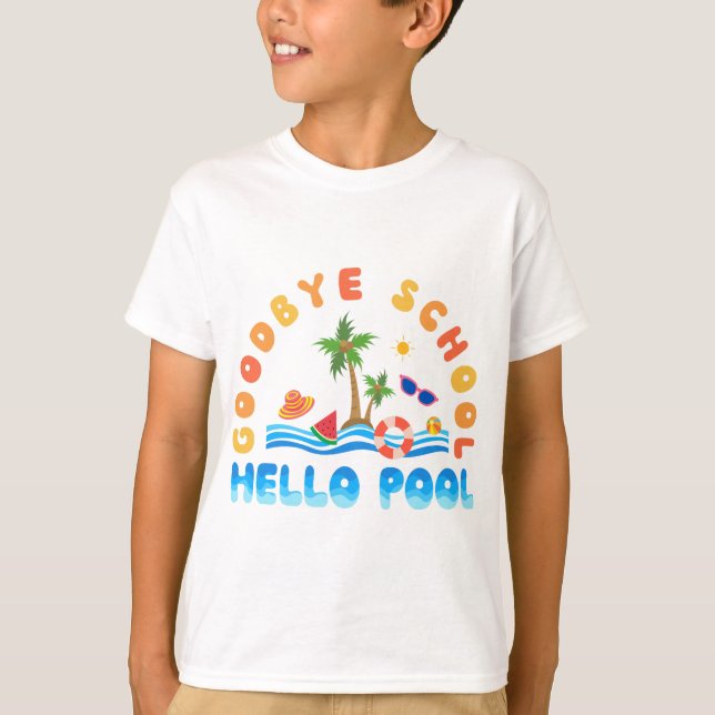 T-shirt École Hello Pool (Devant)