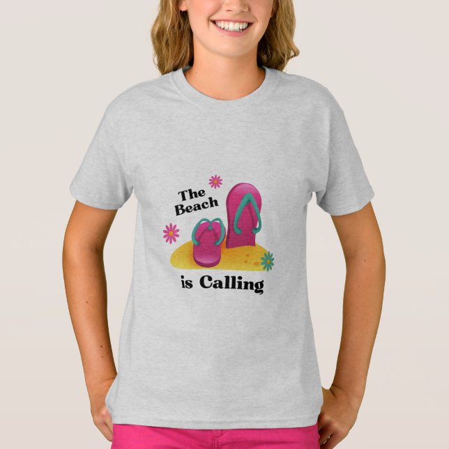 T-shirt École Hello Summer Beach Holiday (Devant)