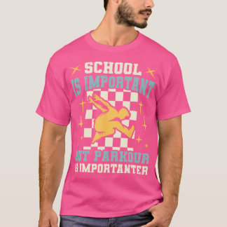 T-shirt École Important Parkour Importanter Adolescents Am