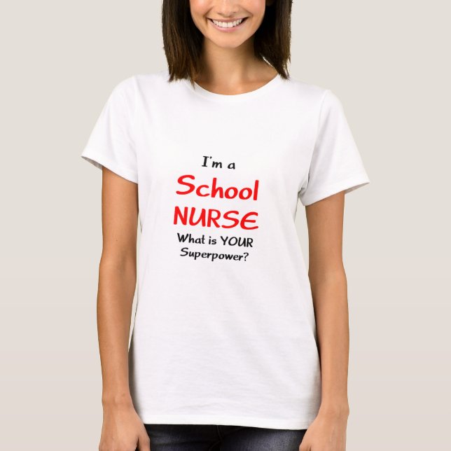 T-shirt école infirmière (Devant)