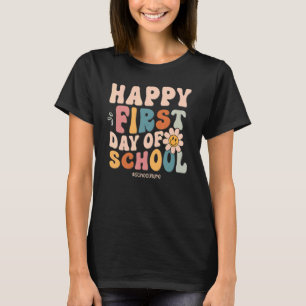 T-shirt École Infirmière Heureux Premier Jour De L'École E