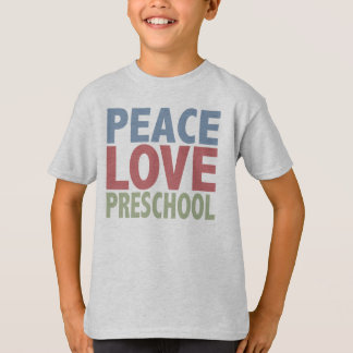 T-shirt École maternelle d'amour de paix