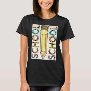 T-shirt École Motif Leopard