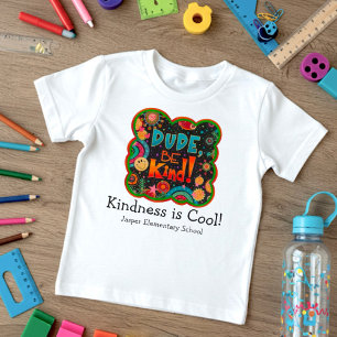 T-Shirt École personnalisée mignon mec être gentil
