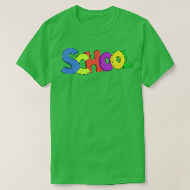 T-shirt École pour enseignants et enfants (Design devant)