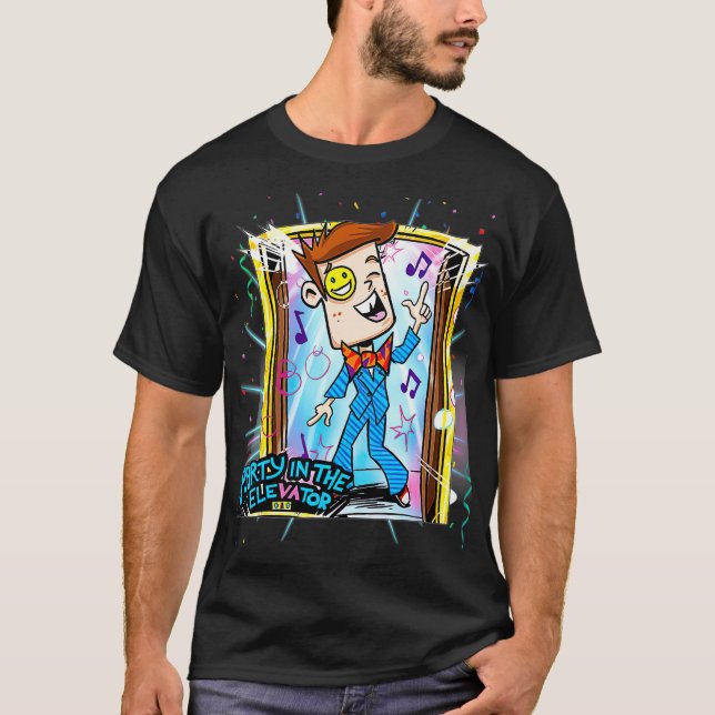 T-shirt École Pour Fête, Danse Dans L'Ascenseur, Quarantin (Devant)