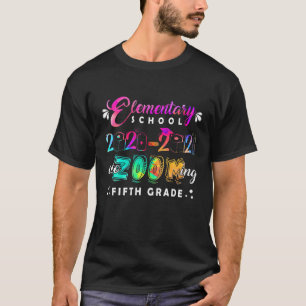 T-shirt École Primaire 2020-2021 En Zooming 5E Année