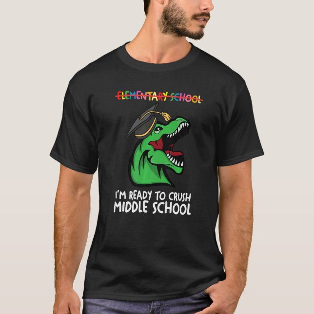 T-shirt École primaire I Ecole secondaire d'études supérie (Devant)