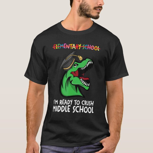 T-shirt École primaire I Ecole secondaire d'études supérie (Devant)