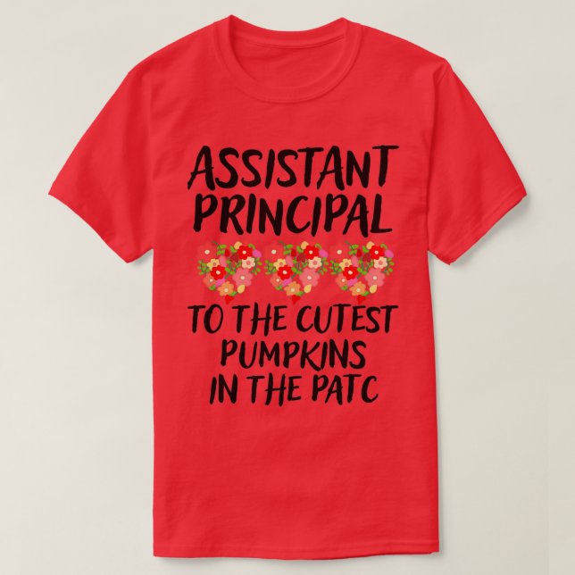 T-shirt École principale adjointe Cadeaux Principal 8 (Design devant)
