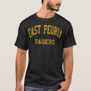 T-shirt École secondaire East Peoria East Peoria Il Vintag