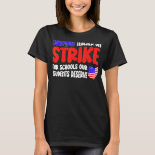 T-shirt École super Columbus Ohio Enseignants Grève OH Tea