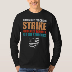 T-shirt École super Columbus Ohio Enseignants Grève OH Tea