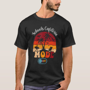 T-shirt Écoles Cafétéria Mode Happy Dernier Jour De L'Écol