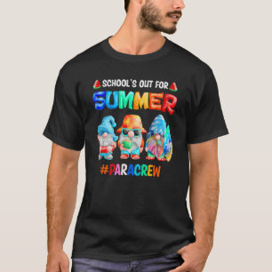 T-shirt Écoles Pour Les Gnomes D'Été De L'Équipage De Para