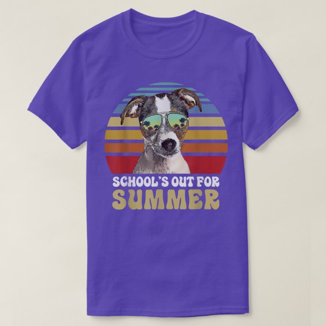 T-shirt Écoles pour l'été de Terrier Dog Enseignant (Design devant)