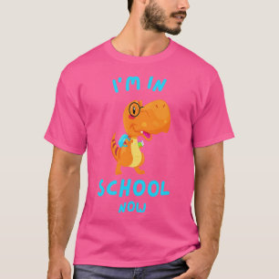 T-shirt Écoliers Cute Dinosaur TRex Début de l'école