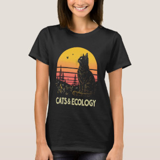 T-shirt Écologie des chats Conservation de la nature