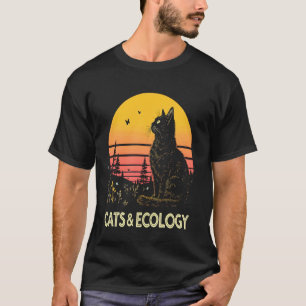 T-shirt Écologie des chats Conservation de la nature