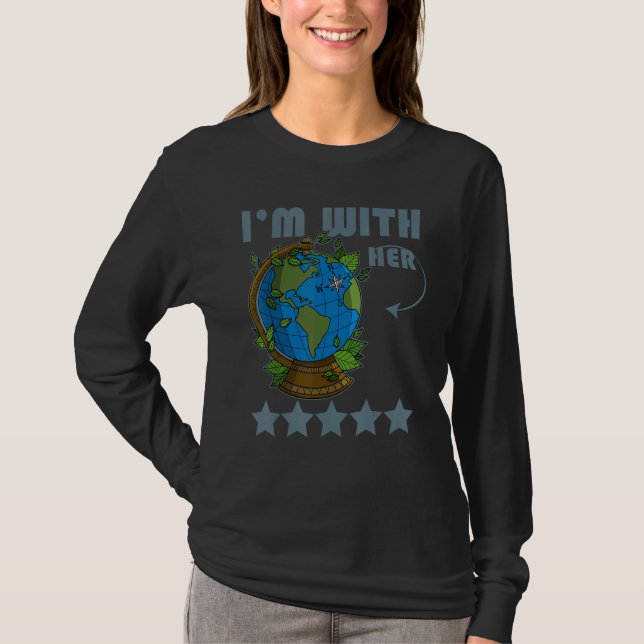 T-shirt Ecologist environmental protection animals plants  (Devant)