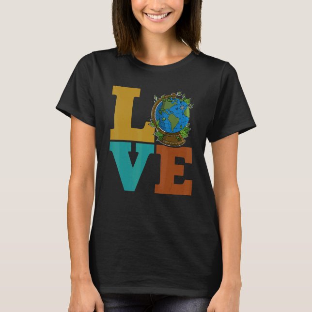T-shirt Ecologist environmental protection animals plants  (Devant)