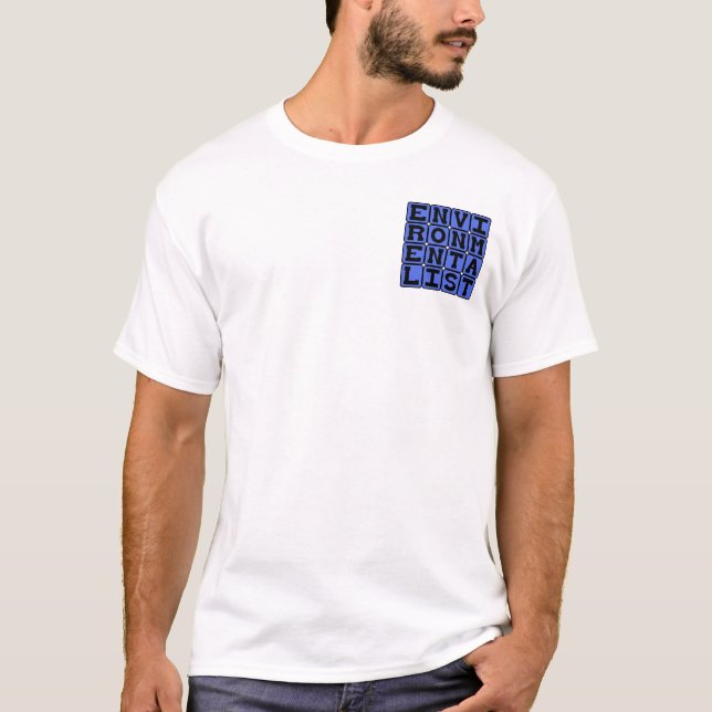 T-shirt Écologiste, Sauvez La Terre (Devant)