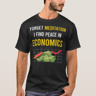 T-shirt Économie de la méditation Économiste