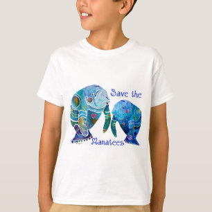 T-shirt Économies de la Floride les lamantins dans les