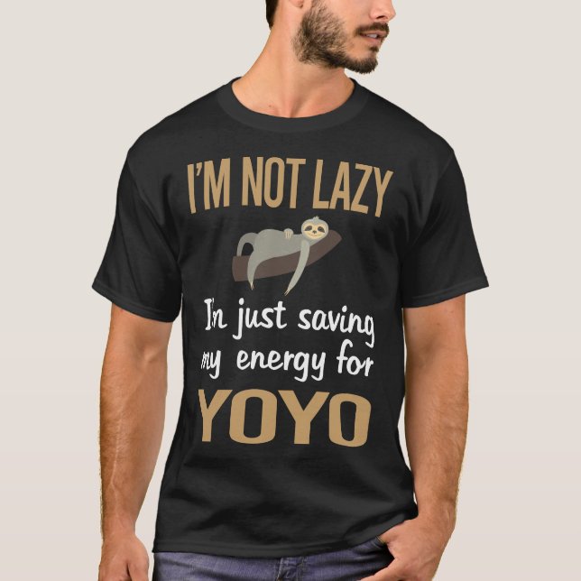 T-shirt Économiser de l'énergie Yo Yo-Yo YoYo (Devant)