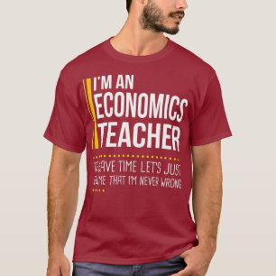 T-shirt Économiser Du Temps Supposons Que L'Enseignant En