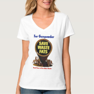T-shirt Économiser Les Graisses De Déchets ~ Pour La Poudr