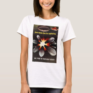 T-shirt Économiser Les Graisses De Déchets Pour Les Explos