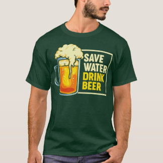 T-shirt Économisez de la bière à boire