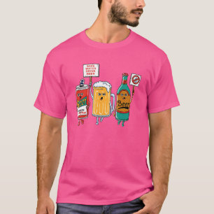 T-shirt Économisez De L'Eau Boire Bière Boire Bière