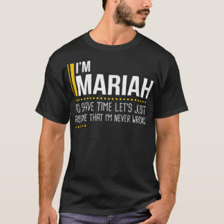 T-shirt Économisez Du Temps Supposons Que Mariah N'Ait Jam