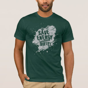 T-shirt Économisez la sensibilisation aux changements clim