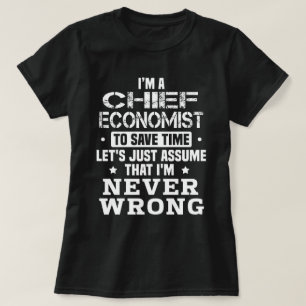T-shirt Économiste en chef