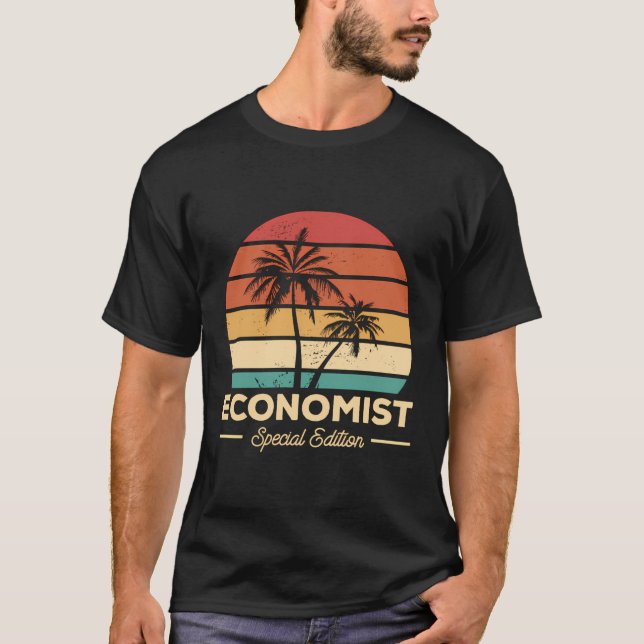 T-shirt Économiste vintage Édition spéciale (Devant)