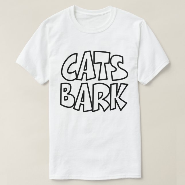 T-shirt Écorce de chats (Design devant)