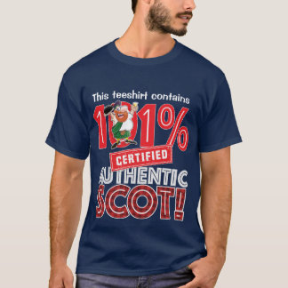 T-shirt Écossais authentique certifié à 101% !