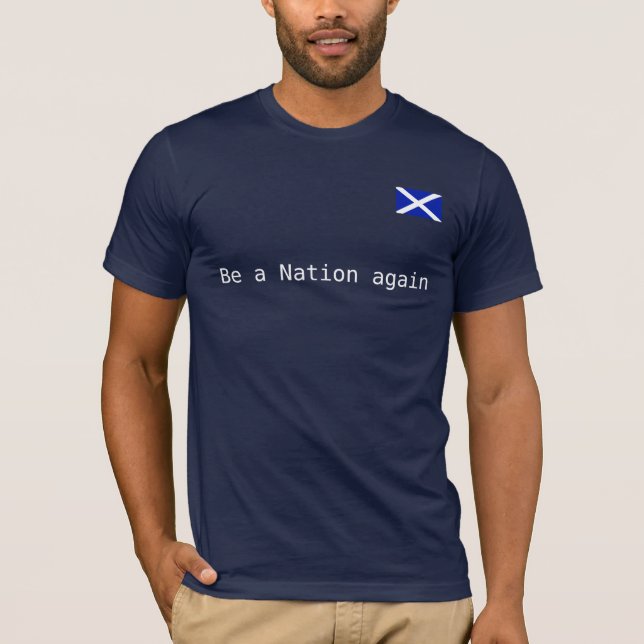 T-shirt écossais de Saltire de l'indépendance de (Devant)