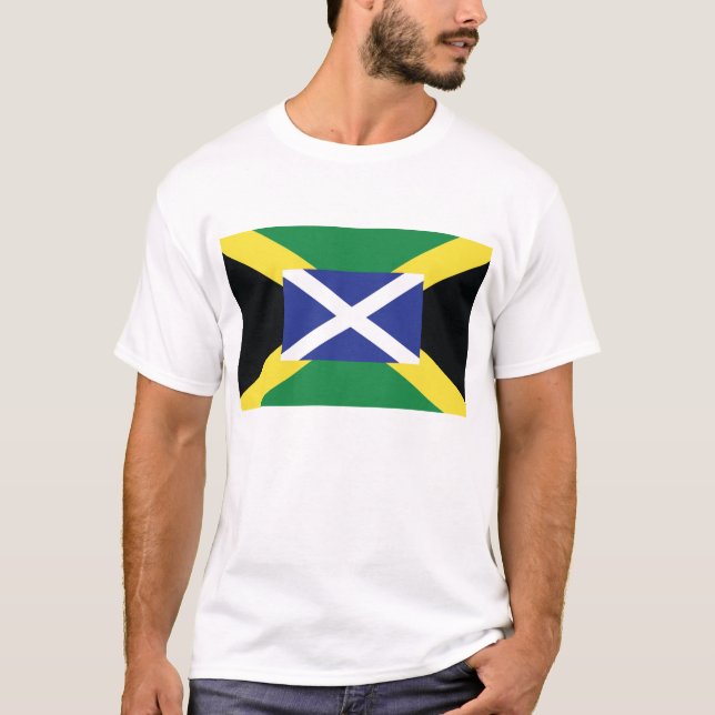 T-shirt Écossais jamaïcain (Devant)