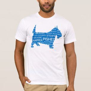 T-shirt Ecosse bleu argot