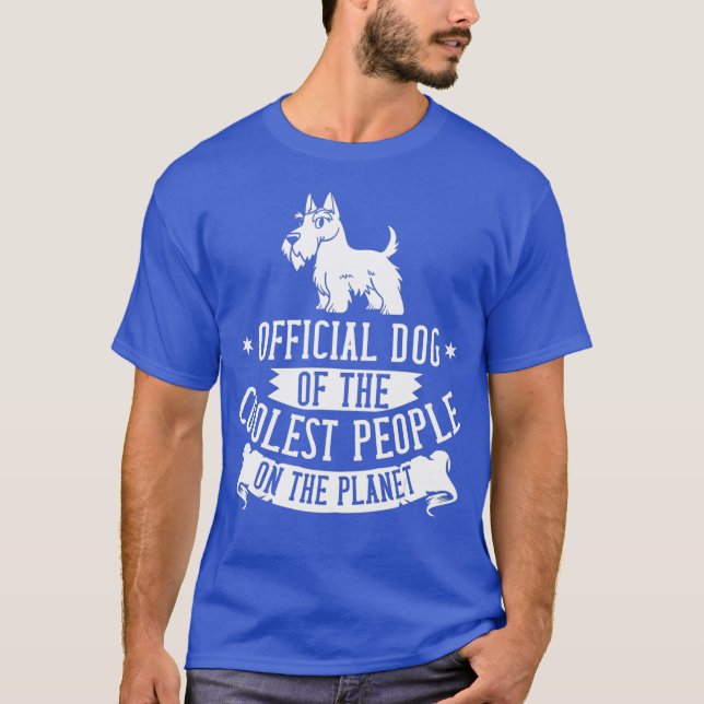 T-shirt Écosse Chien Chien Chien Chien Chien Chien Chien C (Devant)
