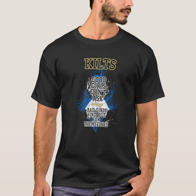 T-shirt Ecosse Drapeau Idée Pour Hommes & Scottish Kilt (Devant)