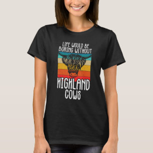 T-shirt Écosse Highland Cow Scotland Highlander Cattle